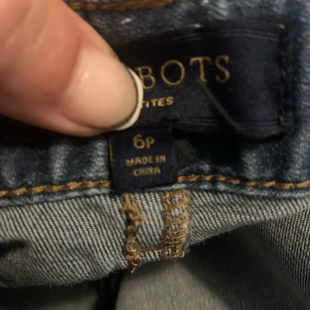 Talbots jean skirt